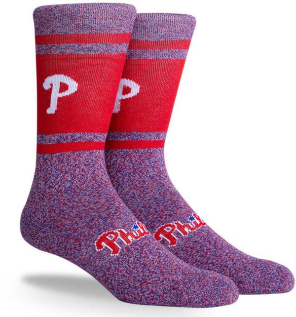PKWY Philadelphia Phillies Red Varsity Crew Socks