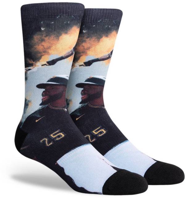 PKWY Pittsburgh Pirates Black Gregory Polanco #25 Crew Socks