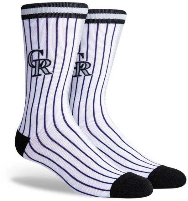 PKWY Colorado Rockies Black Split Crew Socks product image
