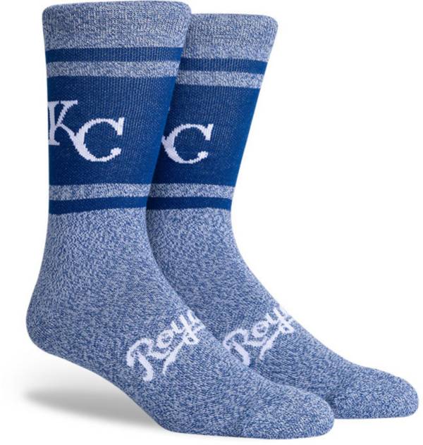 PKWY Kansas City Royals Blue Varsity Crew Socks