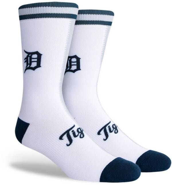 PKWY Detroit Tigers Blue Split Crew Socks