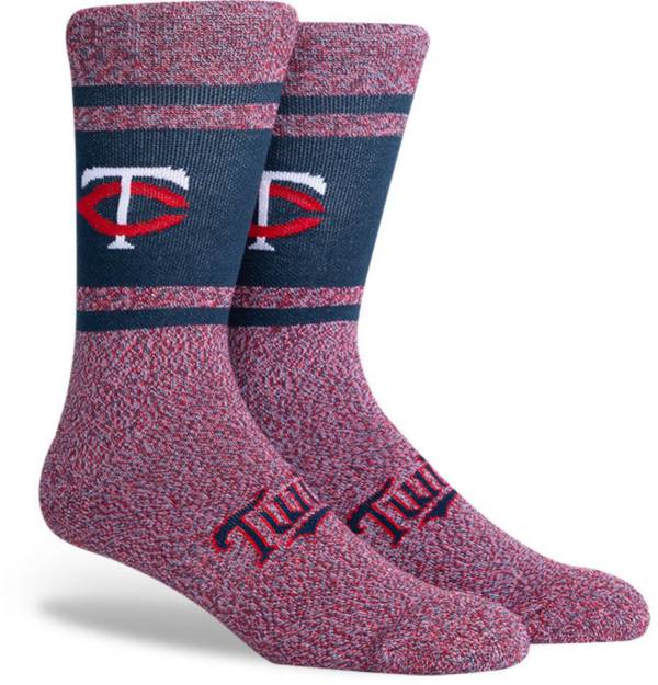 PKWY Minnesota Twins Blue Varsity Crew Socks