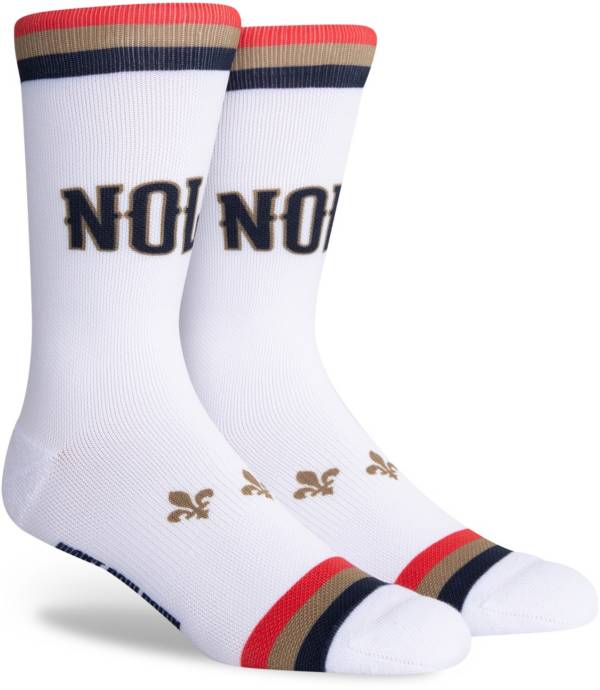 PKWY 2021-22 City Edition New Orleans Pelicans Crew Socks