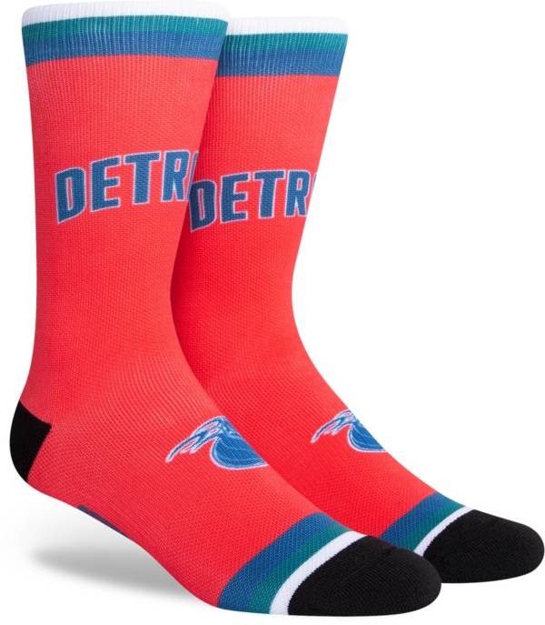 PKWY 2021-22 City Edition Detroit Pistons Crew Socks