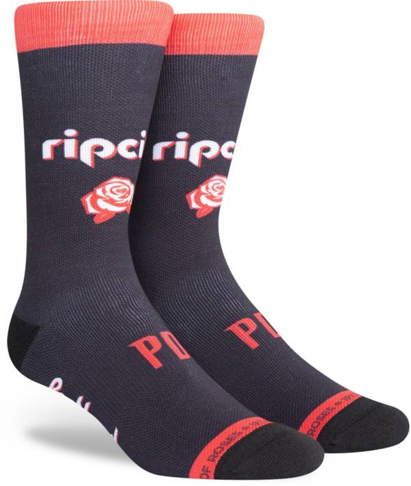 PKWY 2021-22 City Edition Portland Trail Blazers Crew Socks