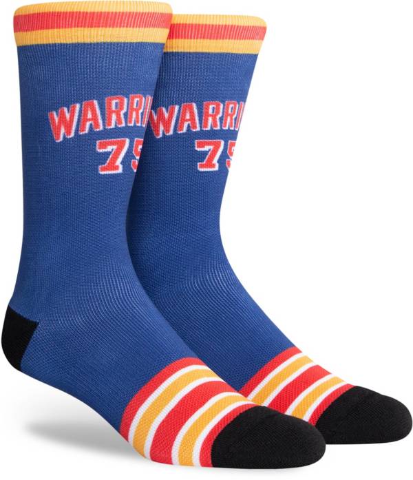 PKWY Golden State Warriors Hardwood Classics Crew Socks