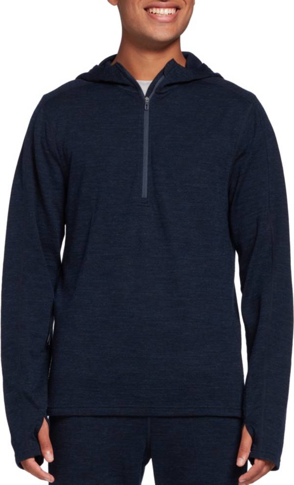 VRST Mens' Merino Wool Half Zip Hoodie
