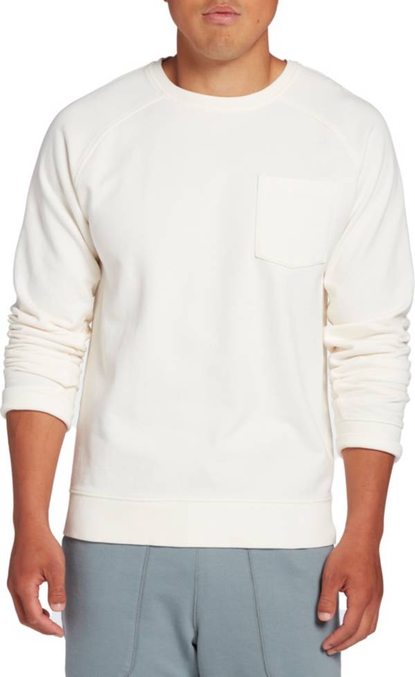 VRST Men's Washed Twill Terry Crewneck