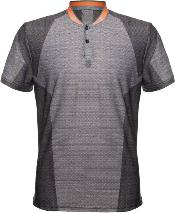 K-Swiss Men's Impact Henley's Short Sleeve Shirt