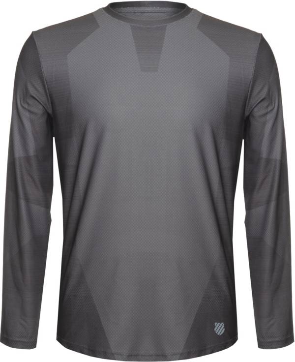 K-Swiss Men's Surge Long Sleeve Crewneck Shirt
