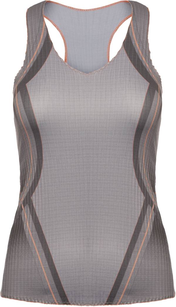 K-Swiss Women's Pleated V-Neck Tank Top