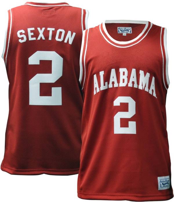 Original Retro Brand Men's Alabama Crimson Tide Collin Sexton #2 Crimson Replica Basketball Jersey product image