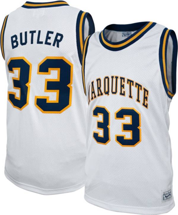 Retro Brand Men's Marquette Golden Eagles Jimmy Butler #33 White Replica Basketball Jersey