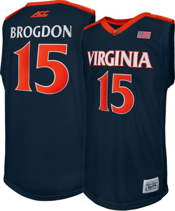 Retro Brand Men's Virginia Cavaliers Malcolm Brogdon #15 Blue Replica Basketball Jersey product image