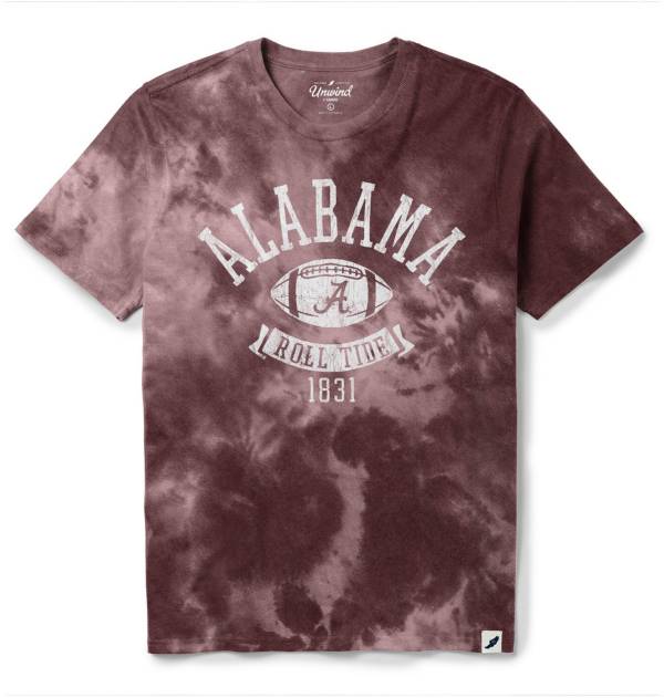 League-Legacy Men's Alabama Crimson Tide Crimson Tie Dye T-Shirt