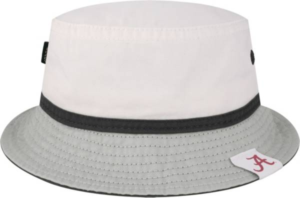 League-Legacy Men's Alabama Crimson Tide Weston Relaxed Twill White Bucket Hat