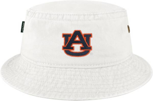 League-Legacy Men's Auburn Tigers Relaxed Twill White Bucket Hat