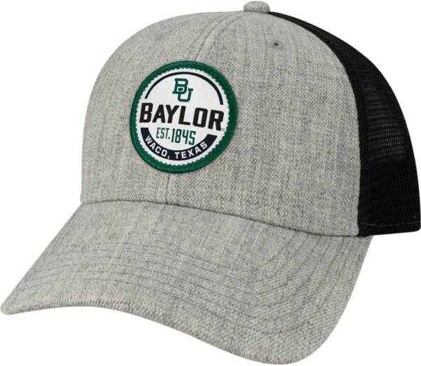 League-Legacy Men's Baylor Bears Grey Lo-Pro Adjustable Trucker Hat