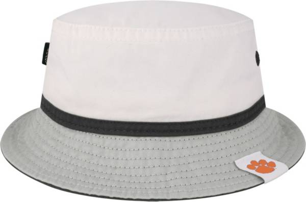 League-Legacy Men's Clemson Tigers Weston Relaxed Twill White Bucket Hat