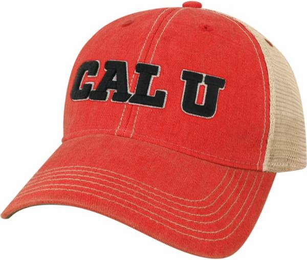 League-Legacy California Vulcans Red Old Favorite Adjustable Trucker Hat