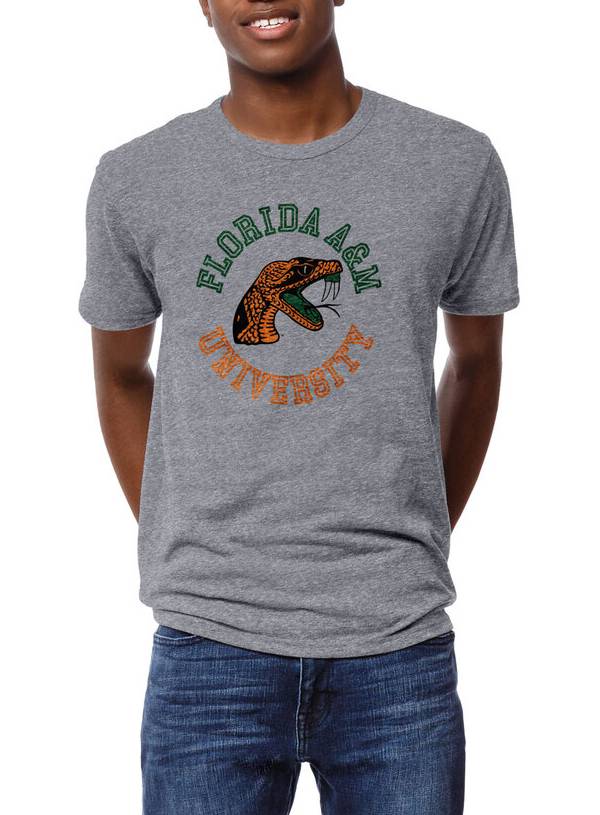 League-Legacy Men's Florida A&M Rattlers Grey Victory Falls T-Shirt