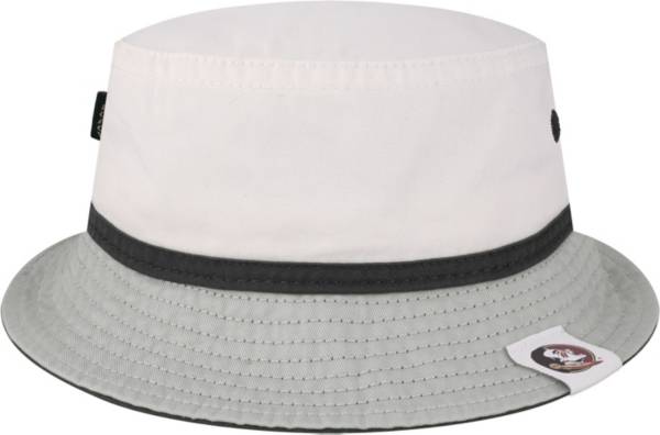 League-Legacy Men's Florida State Seminoles Weston Relaxed Twill White Bucket Hat