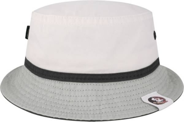 League-Legacy Men's Florida State Seminoles Weston Relaxed Twill White Bucket Hat product image
