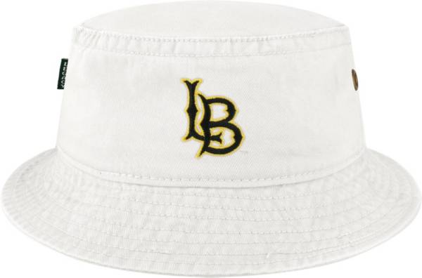 League-Legacy Men's Long Beach State 49ers Relaxed Twill White Bucket Hat