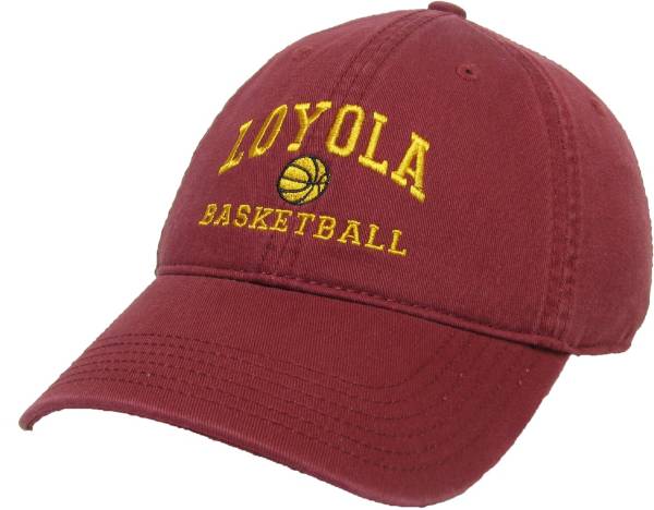 League-Legacy Men's Loyola Chicago Ramblers Maroon Basketball Adjustable Hat