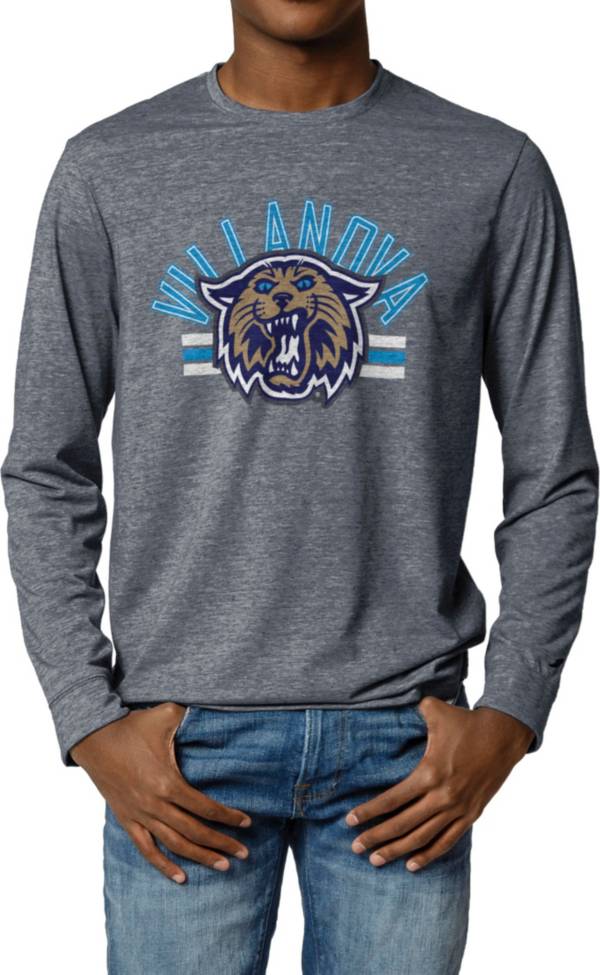 League-Legacy Men's Villanova Wildcats Navy Reclaim Long Sleeve T-Shirt