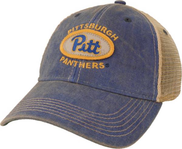 League-Legacy Men's Pitt Panthers Blue Old Favorite Trucker Adjustable Hat