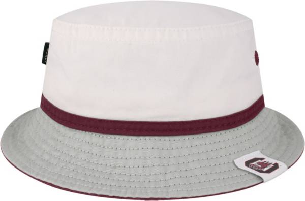 League-Legacy Men's South Carolina Gamecocks Weston Relaxed Twill White Bucket Hat
