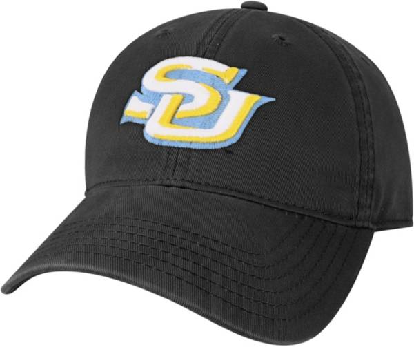League-Legacy Men's Southern University Jaguars EZA Adjustable Black Hat