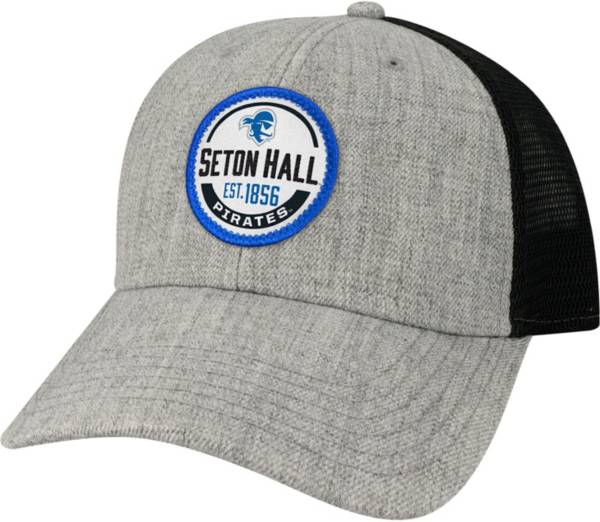 League-Legacy Men's Seton Hall Seton Hall Pirates Grey Lo-Pro Adjustable Trucker Hat