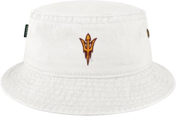 League-Legacy Men's Arizona State Sun Devils Relaxed Twill White Bucket Hat