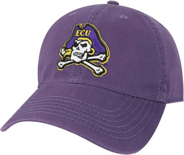 League-Legacy Men's East Carolina Pirates Purple EZA Adjustable Hat