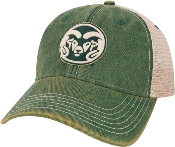 League-Legacy Colorado State Rams Green Old Favorite Adjustable Trucker Hat