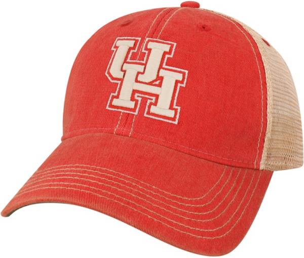 League-Legacy Houston Cougars Red Old Favorite Adjustable Trucker Hat