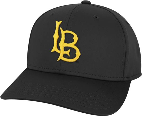 League-Legacy Men's Long Beach State 49ers Cool Fit Stretch Black Hat