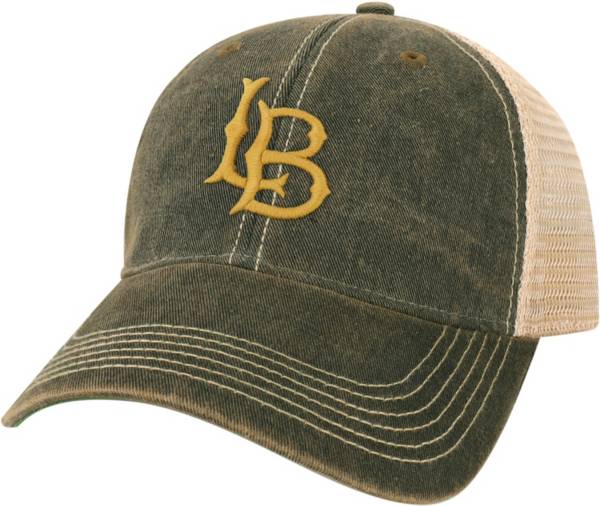 League-Legacy Long Beach State 49ers Old Favorite Adjustable Trucker Black Hat product image