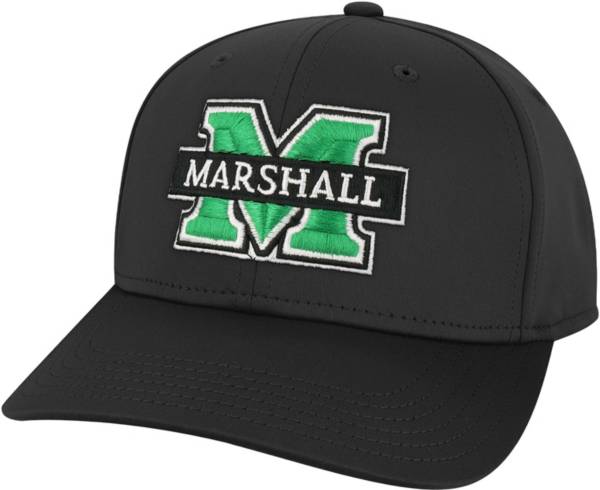 League-Legacy Men's Marshall Thundering Herd Cool Fit Stretch Black Hat