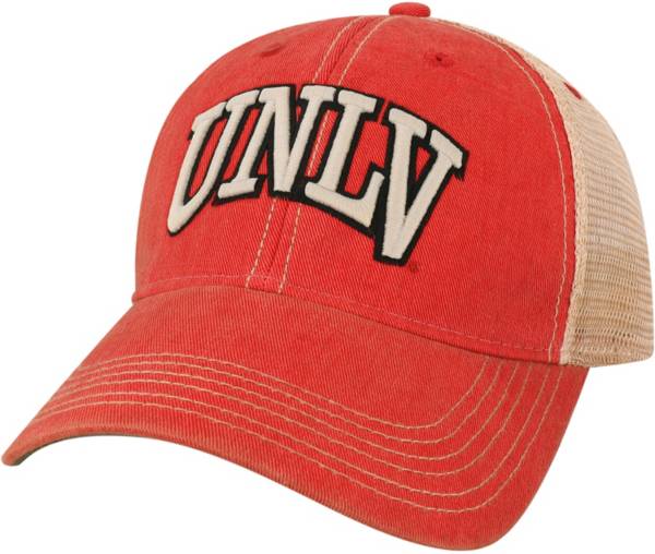 League-Legacy UNLV Rebels Scarlet Old Favorite Adjustable Trucker Hat