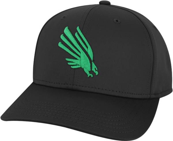 League-Legacy Men's North Texas Mean Green Cool Fit Stretch Black Hat