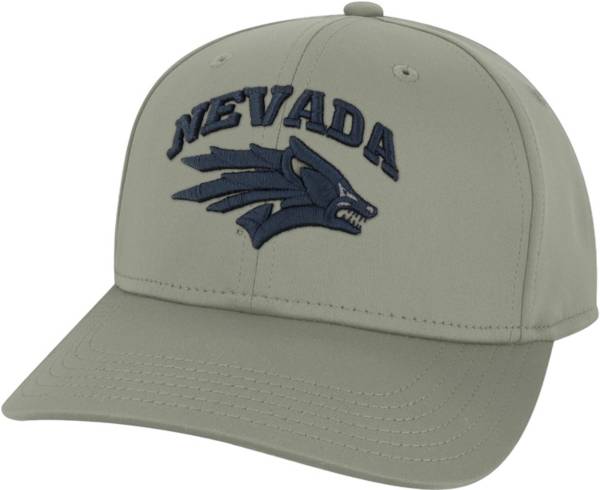 League-Legacy Men's Nevada Wolf Pack Silver Cool Fit Stretch Hat