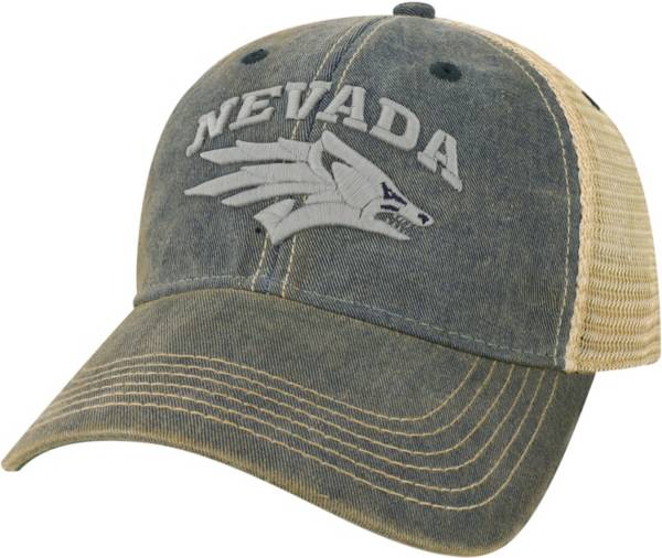 League-Legacy Nevada Wolf Pack Blue Old Favorite Adjustable Trucker Hat