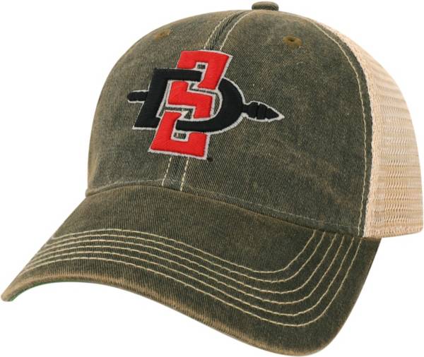 League-Legacy San Diego State Aztecs Old Favorite Adjustable Trucker Black Hat product image