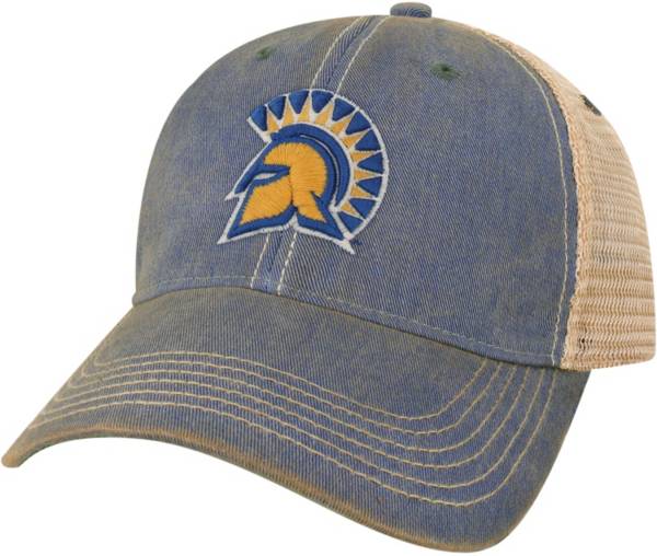 League-Legacy San Jose State Spartans Blue Old Favorite Adjustable Trucker Hat