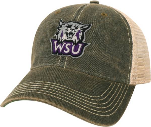 League-Legacy Weber State Wildcats Old Favorite Adjustable Trucker Black Hat product image