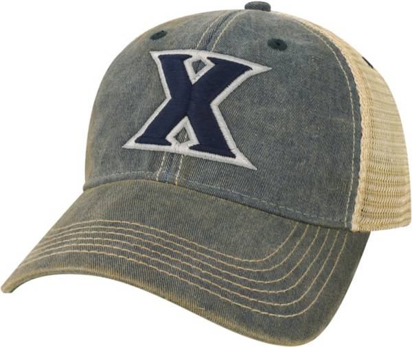 League-Legacy Xavier Musketeers Blue Old Favorite Adjustable Trucker Hat product image