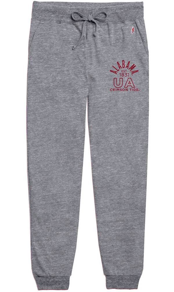 League-Legacy Women's Alabama Crimson Tide Grey Intramural Joggers